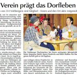 Jahreshauptversammlung der Dorfgemeinschaft Viehberg - Bericht in der Amberger Zeitung