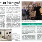 Dorffest in Viehberg - Bericht in der Amberger Zeitung