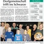 Preisschießen der Dorfgemeinschaft Viehberg - Bericht in der Amberger Zeitung