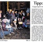 Waldweihnacht in Viehberg - Bericht in der Amberger Zeitung