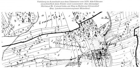 Viehberg im Jahre 1835