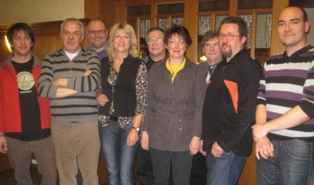 von links: B. Raschka, J. Prokscha, T. Schmid, D. Schmidt, U. Dievernich, E. Niebler, P. Friedrichs, M. Drescher, A. Görting