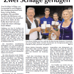 Dorffest in Viehberg – Bericht in der Amberger Zeitung