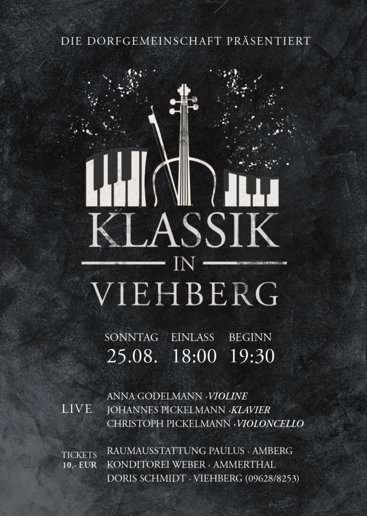 Klassik in Viehberg - Plakat Viehberger Dorffest 2019